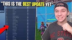 the biggest update in fortnite mobile history stats crosshair editing bug fixes duration 12 18 - how to change crosshair in fortnite mobile