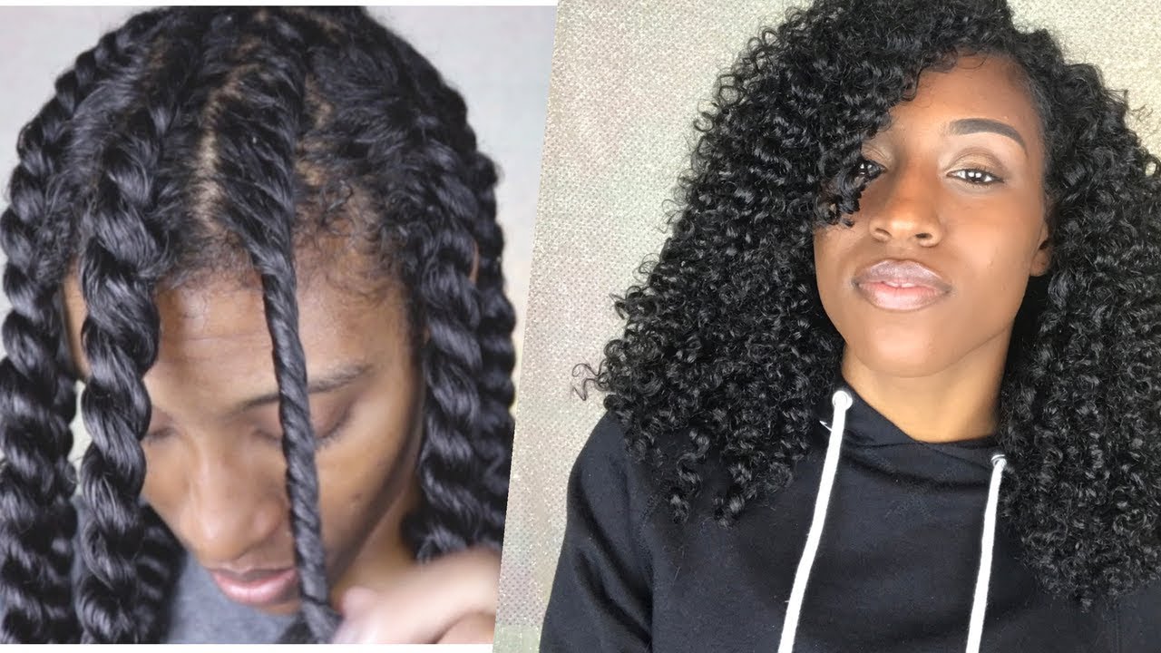 How to | Flat Twist Out On Natural Hair - YouTube