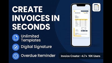 How to Create Invoices Fast | Free Invoice Maker App