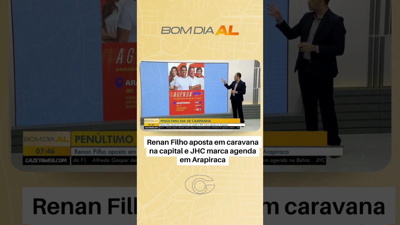 Renan Filho aposta em caravana na capital e JHC marca agenda em Arapiraca