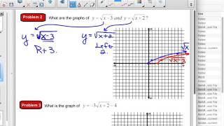 6 8 Graphing Radical Functions 2016