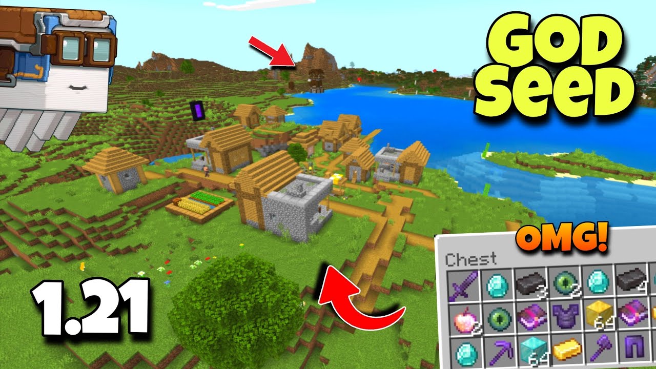 🔥[God Seed] For Minecraft 1.21 Bedrock & Pocket Edition | Seed ...