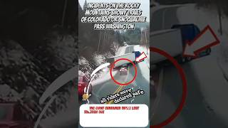 A Jackknife Truck Sweeps Cars on a Snowy Road! 🥶🚨#shortvideos  #Jackknife Truck
