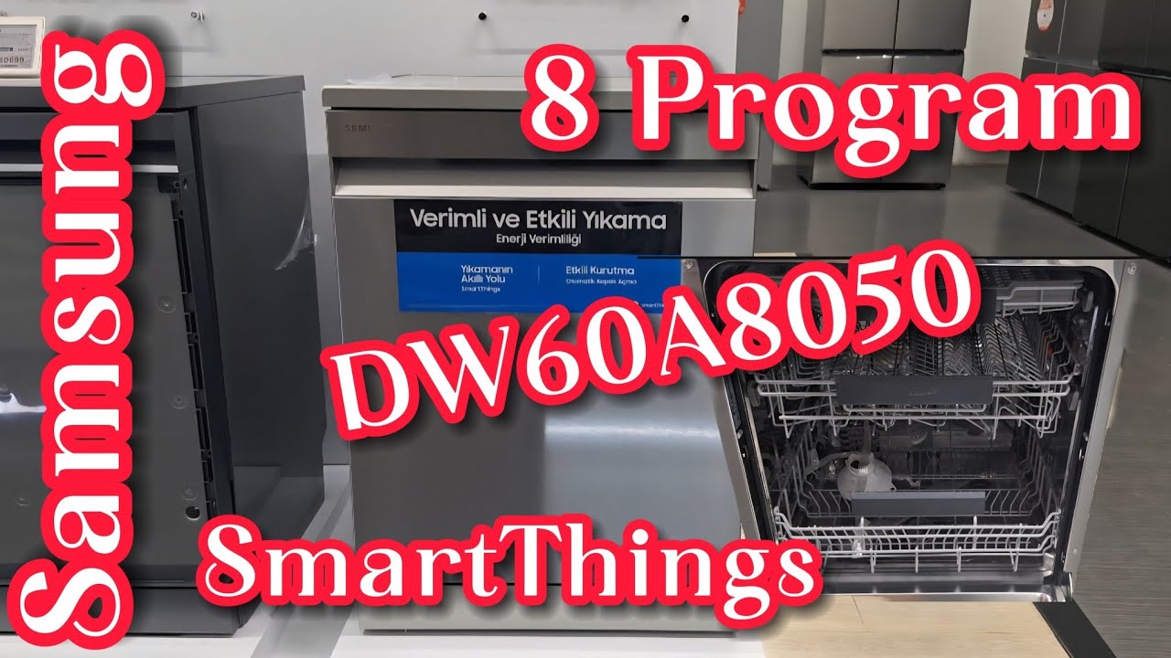 Akıllı, Sessiz, Şık: Samsung DW60A8050FS ile Bulaşık Keyfi