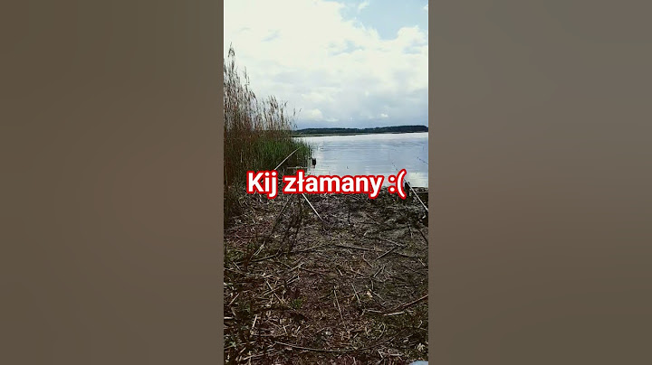 Tego dnia. Wędkowanie na Domaniowie rozpoczęło się złamanym wędziskiem:(