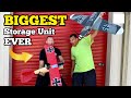 THIS BIGGEST STORAGE UNIT EVER / I Bought An Abandoned Storage Unit