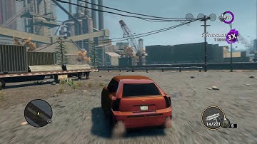 Saints Row 3  - Power sliding because why not