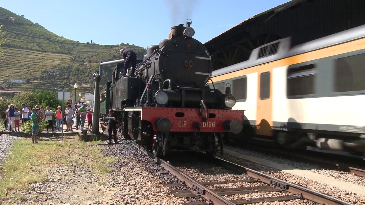 O Douro - o comboio por Rede, Bagaúste, Covelinhas e Pinhão