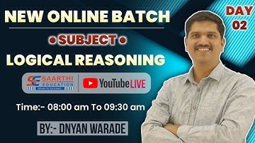 Logical Reasoning Day 2 By Dnyan Sir