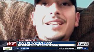 Sunrise Hospital patient says food served crawling with bugs