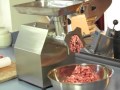 Grinding meat with 22 Commercial Electric Meat Grinder, Arksen, Mtn gearsmith