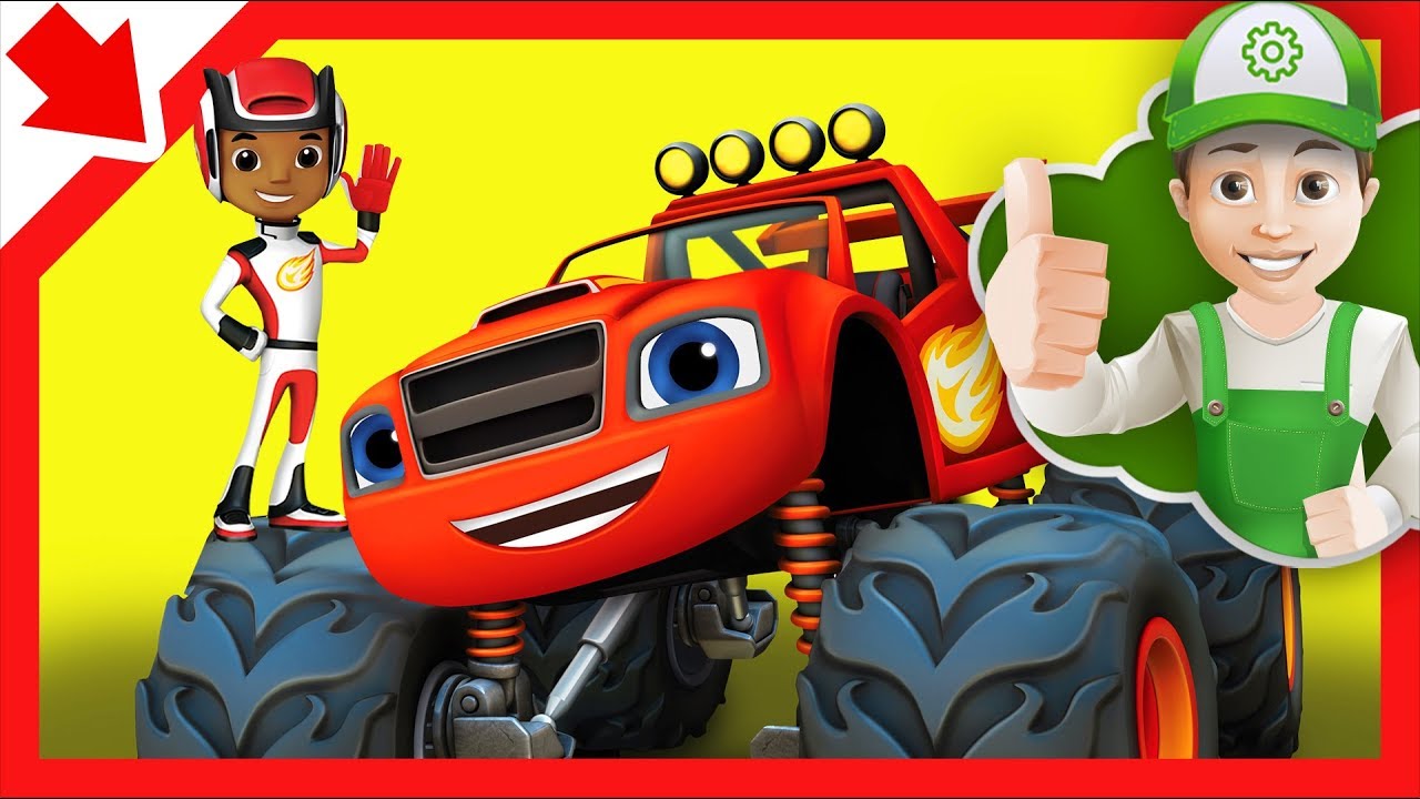 Blaze and the monster machines em portugues. MONSTER MACHINES Desenho de  Caminhao. Carros Desenho 