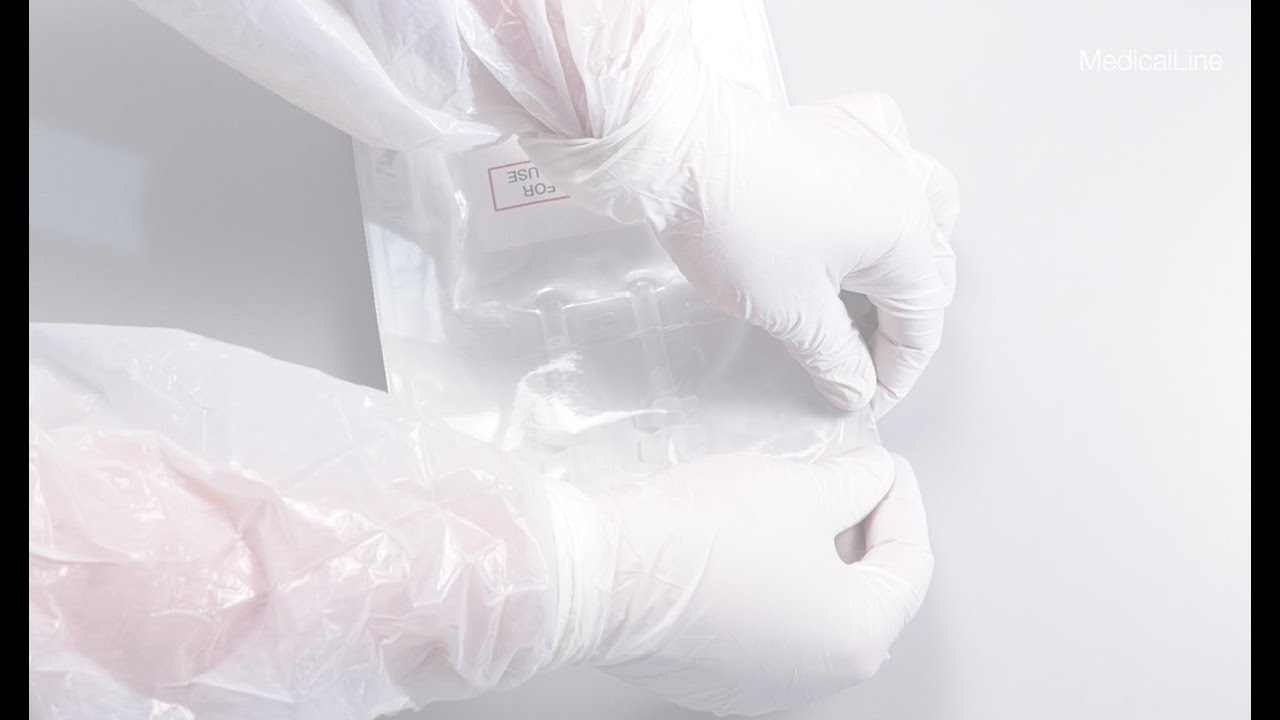 Infusion Bags packaged on Thermoformer | Sterile Goods | Sterilgüterverpackung | Tiefziehmaschine