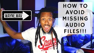 How To Properly Save and Send Pro Tools Sessions Avoid Missing Audio Files Save Copy In