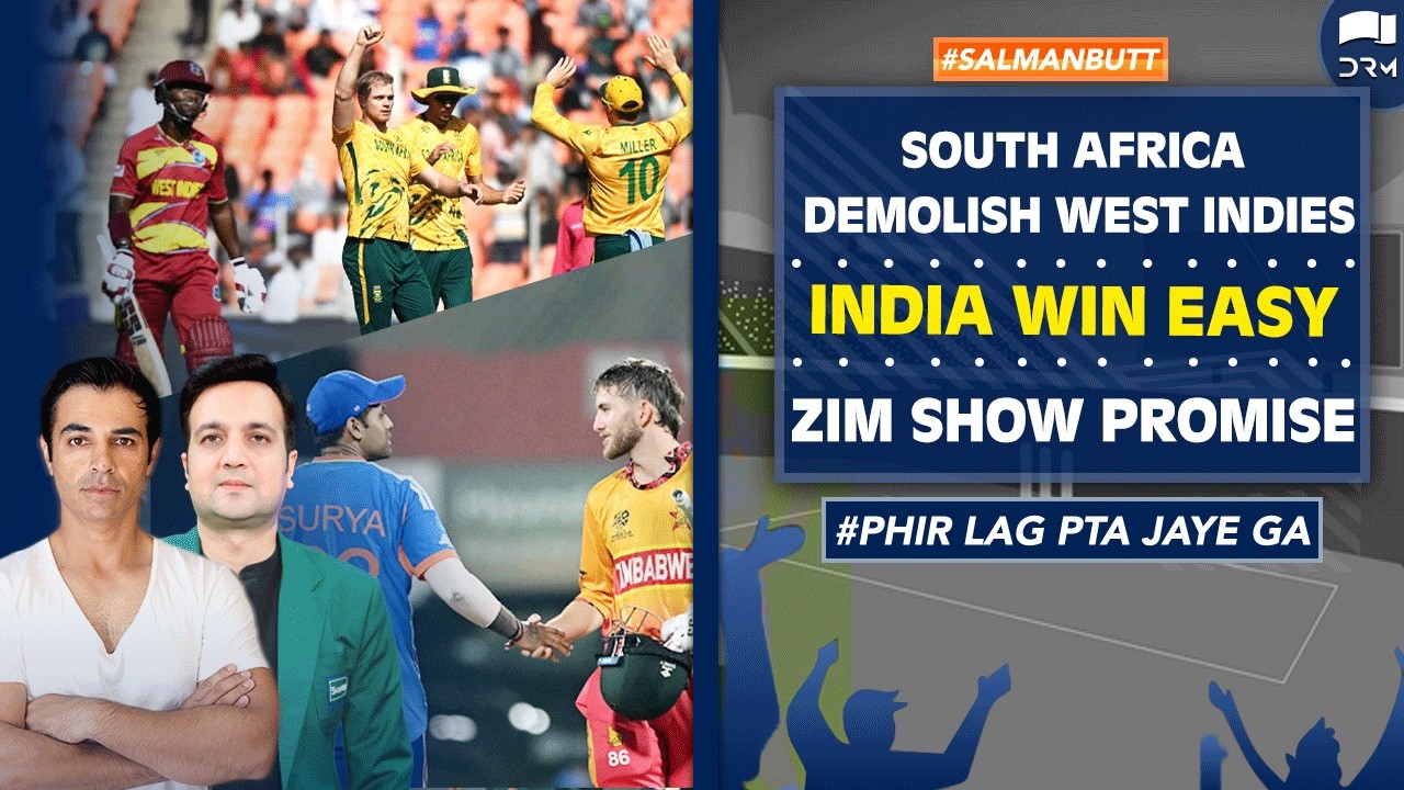 SA DEMOLISH WI / IND WIN EASY / ZIM SHOW PROMISE