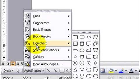 Using The Drawing Toolbar Microsoft Word 2003