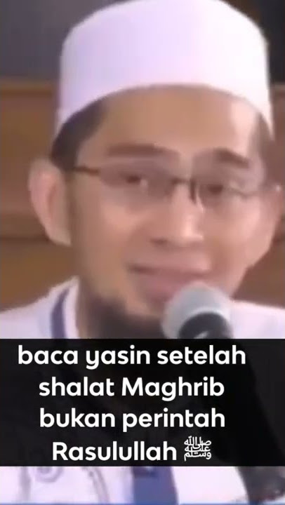 ternyata baca yasin dimalam Nisfu Sya'ban bukan perintah Rasulullah ﷺ #nisfusyaban