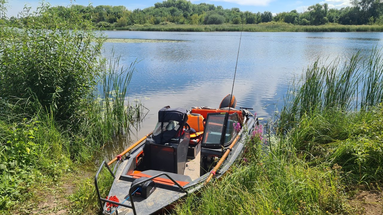 Поход на лодке на Васильевские острова в Самарской Луке - YouTube