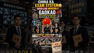 😳 Why China’s Gaokao Exam is Almost Impossible to Leak | India Must Learn This! #shorts #paperleak