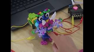 Chomp! Micro:bit monsters, watch out for sharp teeth...