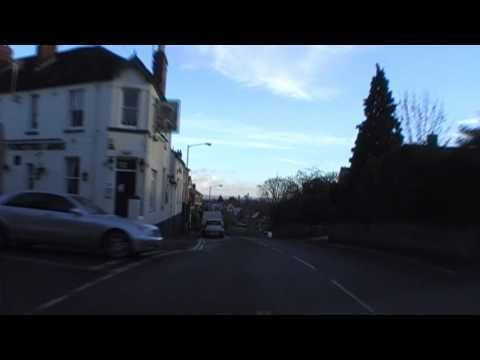 Driving Along Barnard's Green Road B4211 & Avenue Road, Great Malvern, Worcestershire