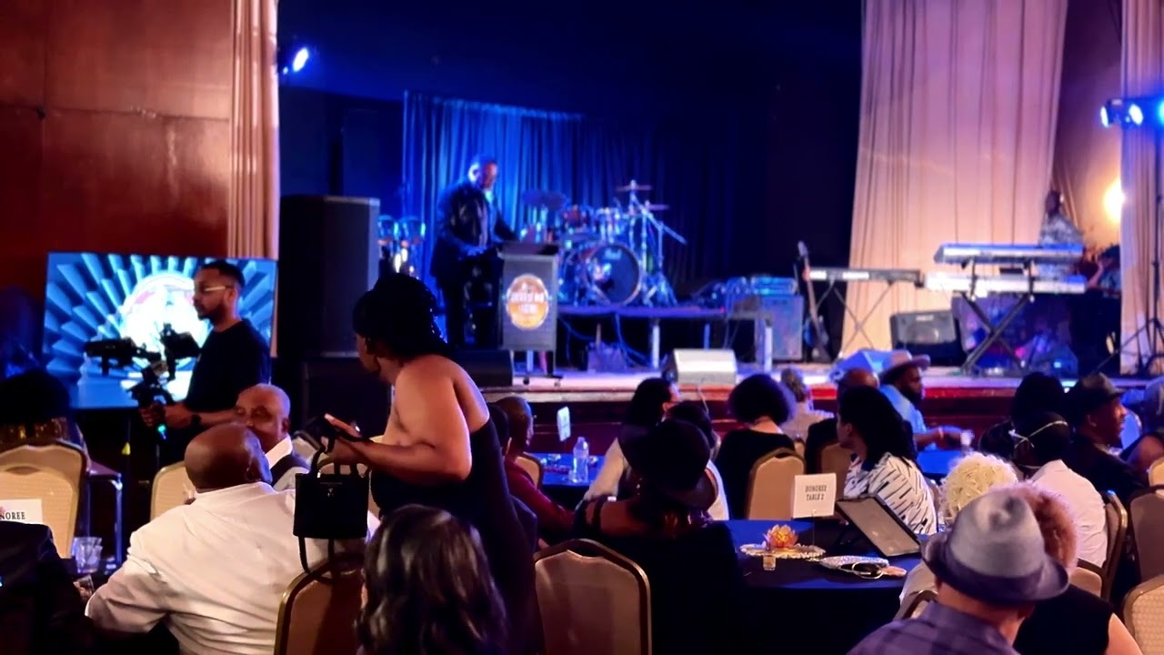 Quincy Big Heff Taylor receives "Best Film/Music Executive"  at the Greatest R&B Legends Awards