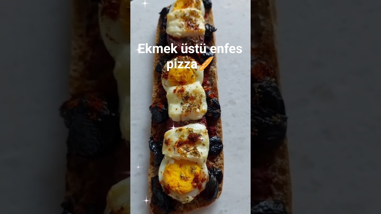 EKMEK ÜSTÜ PRATİK PİZZA🥖 EKMEK ÜSTÜ PRATİK PİZZA🥖