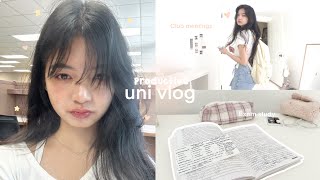 Productive Uni Vlog: Exams… already? Introvert's Attempt at Being Social, Study Vlog & What I Eat