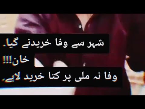 Ahad Khan new Heart Touching Shayari | Ahad Khan  | Latest Sad  Poetry Punjabi Hind Urdu 2019