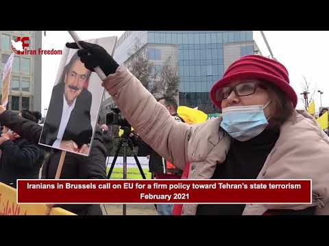 Iranians in Brussels call on EU for a firm policy toward Tehran’s state terrorism