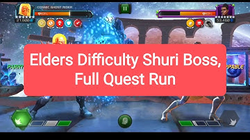Elders Difficulty, Shuri Boss Solo, Full quest Run (please subscribe)
