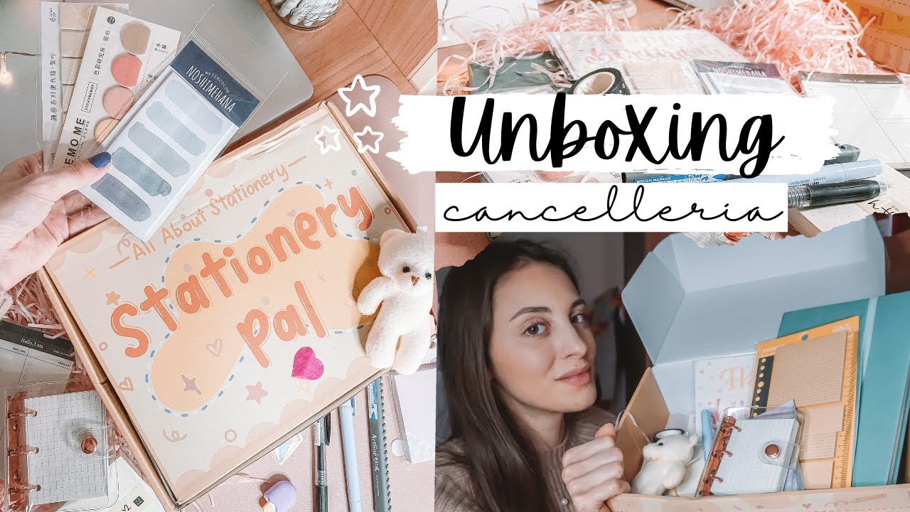 Unboxing Cancelleria! StationeryPal ~ aesthetic ✨ 