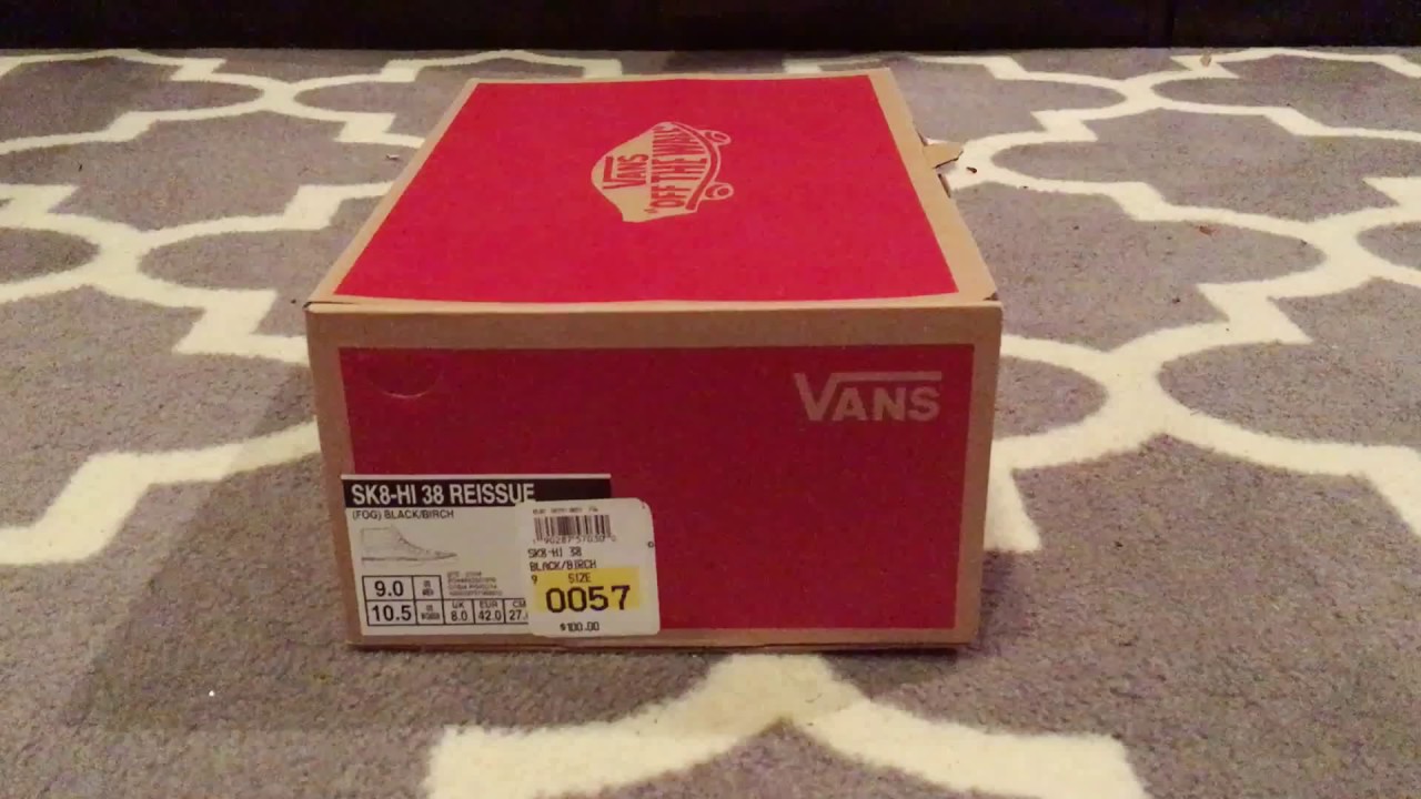 fear of god vans in box