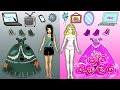 WOW!✨ Extreme Room Makeover!✨ - Decorate Barbie's New Home | Paper Dolls Story Animation