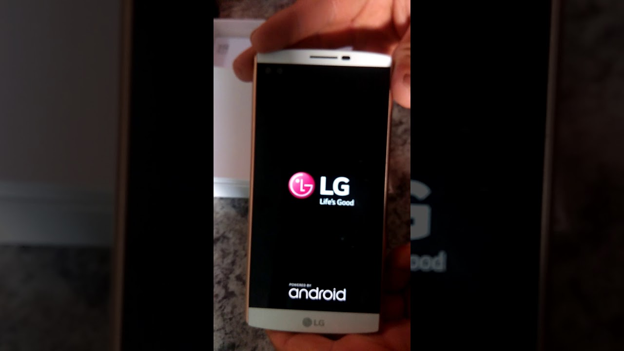 Lg V10 we queda en el logo - YouTube