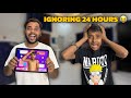Ignoring zeeshan for 24 hours challenge  he almost cried 
