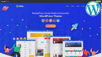 Cirkle Social Media Website ★ WordPress Themes & Templates ★