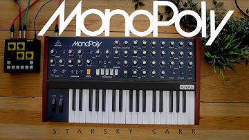 Behringer MonoPoly: No Talking Modular Style Sounds Demo