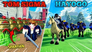 DAY 1 Menjadi RAJA Di ROBLOX LANGSUNG PERANG LAWAN KERAJAAN BANG @HaYoGo!! - Command An Army Indo