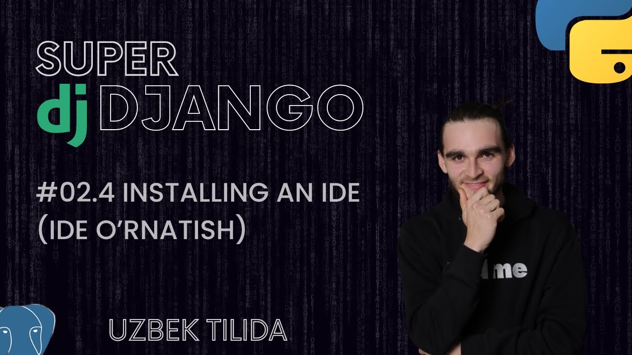 IDE o'rnatish