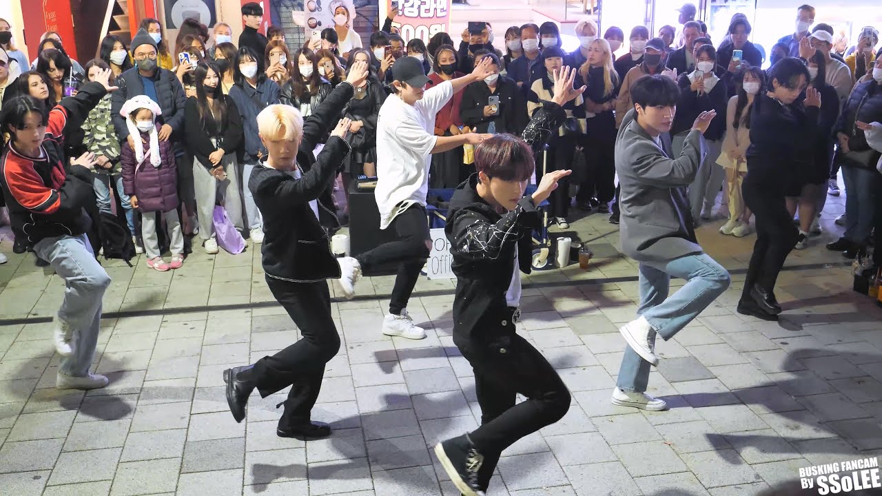 [4K] 아큐아 (AQA) - 소리꾼 (스트레이 키즈, Stray Kids - Thunderous) 커버 댄스 @ 221012 홍대 버스킹 직캠 By SSoLEE