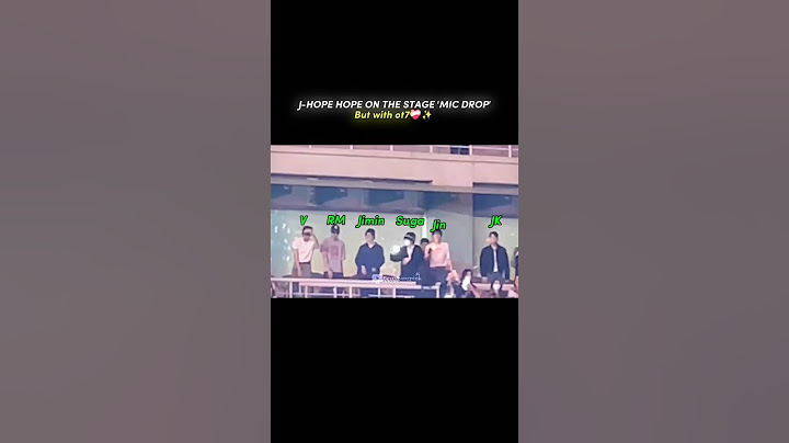 BTS MEMBERS DANCING TO MIC DROP 🎤😁💜✨️ J-HOPE HOPE ON THE STAGE FINALE CONCERT #shorts #bts #ot7