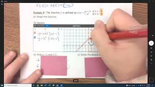 Example 5: Graphing a Piecewise Function