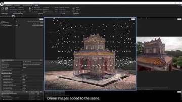 RealityCapture: Combining laser scans with drone images