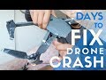 CRASHED my DJI Mavic Pro Gimbal Repair with DJI Support | THIS MANY DAYS TO FIX