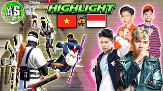 [Free Fire] HIGHLIGHT VIỆT NAM VS INDONESIA AS MOBILE, NAM LẦY, ANH FORD VÀ MA GAMING | AS Mobile