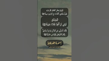 سورة الفرقان الآية ٢٧ الى ٣١ بصوت الشيخ محمد صديق المنشاوي