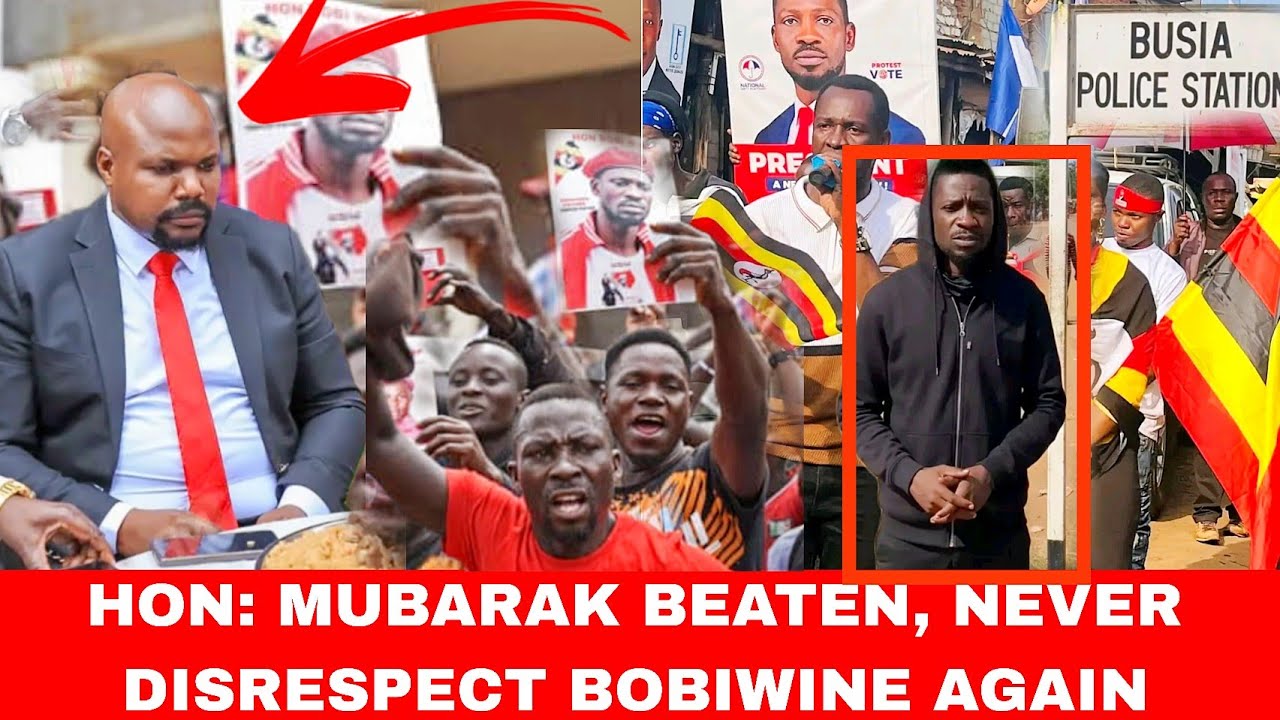 Agakagwaawo: Mubarak Munyagwa bamusabudde lwakuvuma Bobiwine, Bafootsoldiers bamutabukidde/laba 🔥