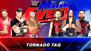 WWE 2K23 Rey Mysterio & John Cena & LA Knight vs Solo Sikoa & Tama Tonga & Tanga Loa