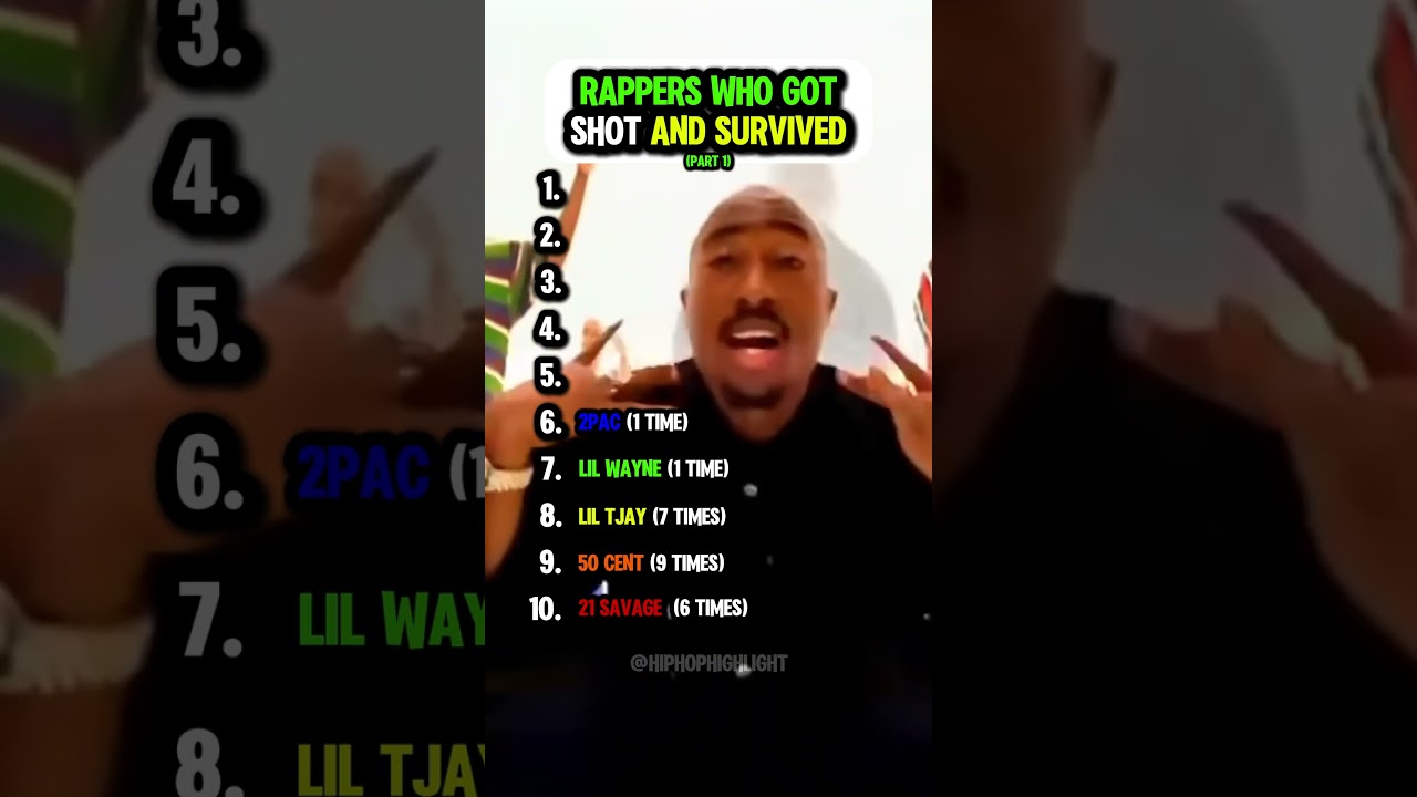 Rappers Who Got Shot And Survived